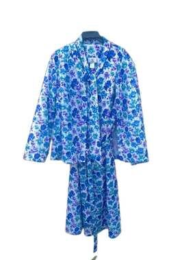 Vintage Floral Dress Jacket Set  CB New York USA XL Cottagecore Midi